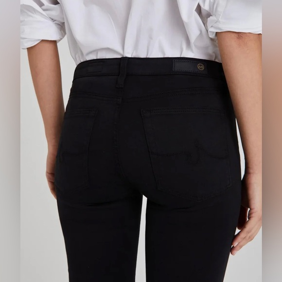 AGOLDE Pima Cigarette Leg Skinny Jean Pants Super Black Size 28R NEW - Picture 3 of 11